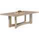 Arezza 90.5 X 47.25 inch Light Wash Dining Table
